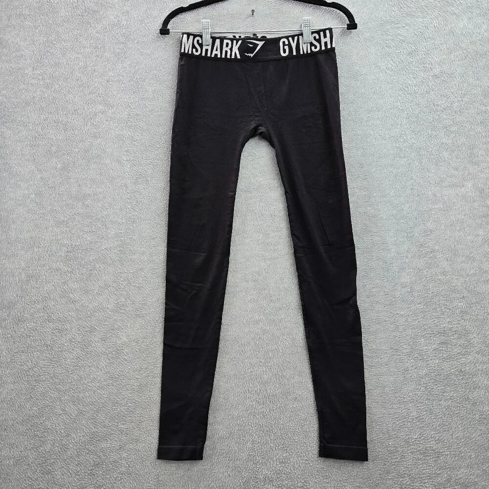 Gymshark Women Activewear Pants S Black Elastane‎ Nylon Legging Yoga